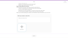 A custom activity open in a student account. There is space for the student to either type out their answer or upload a file.